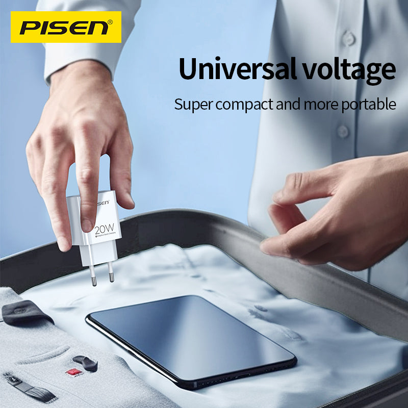 Pisen-Pisen Quick  USB-C  20W Fast Wall Charger (EU)